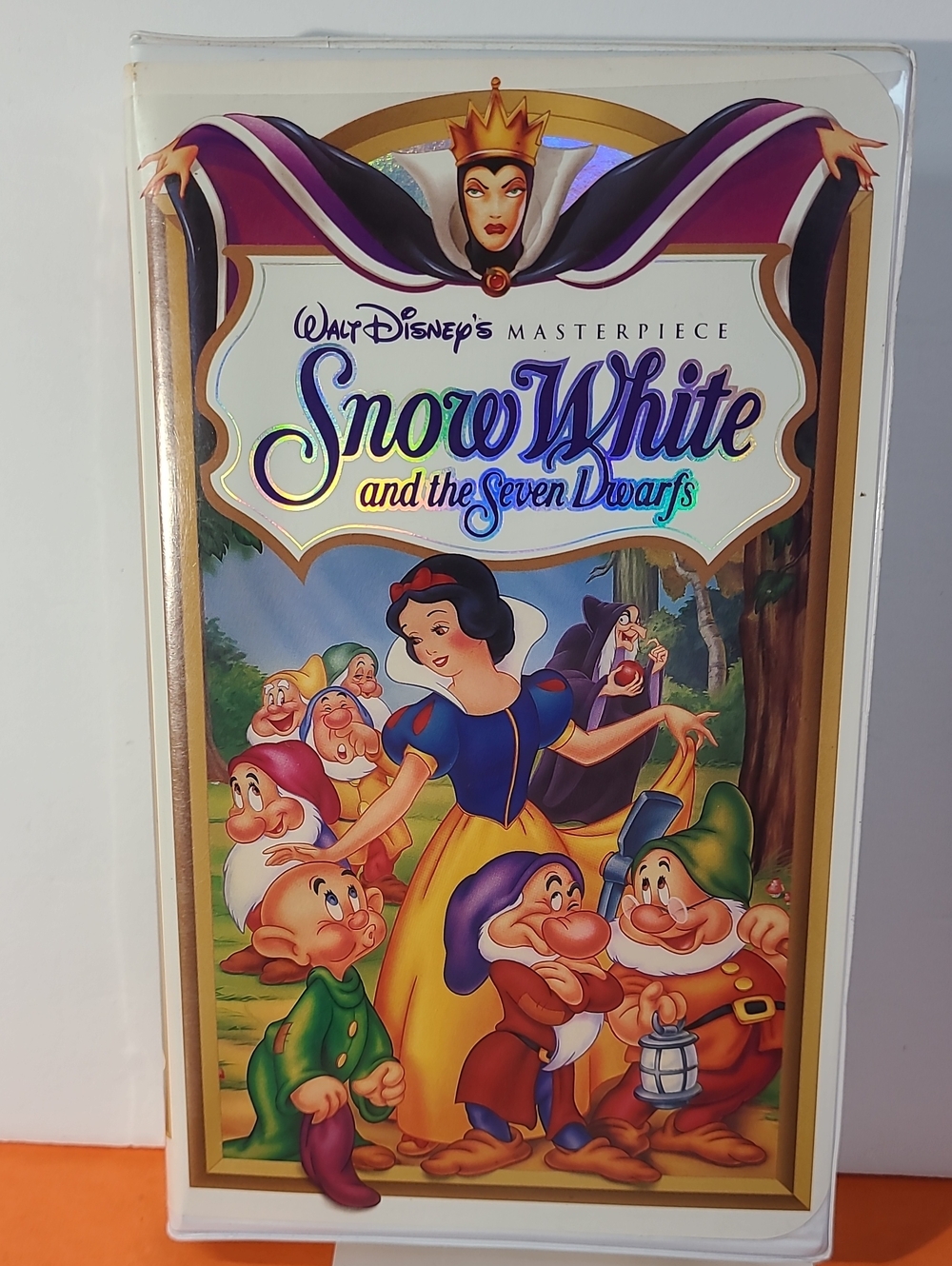 Disney Snow White Poster with Blue, Yellow, Green and Purple Accents